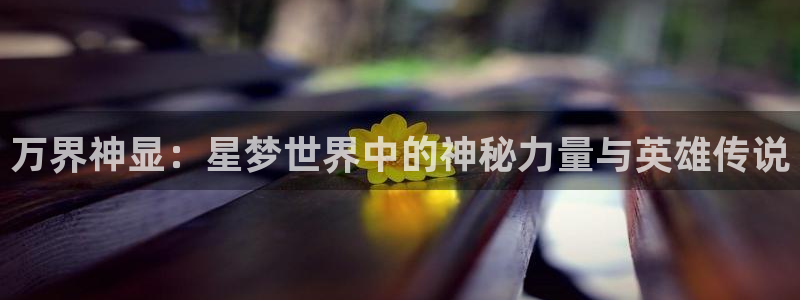 高质量里番：万界神显：星梦世界中的神秘力量与英雄传说