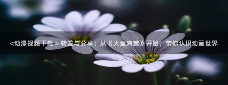 韩国里番漫画：<动漫视频下载 > 转发与分享：从《大鱼海棠》开始，带你认识动画世界