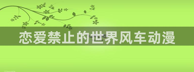 3d里番动漫在线播放：恋爱禁止的世界风车动漫